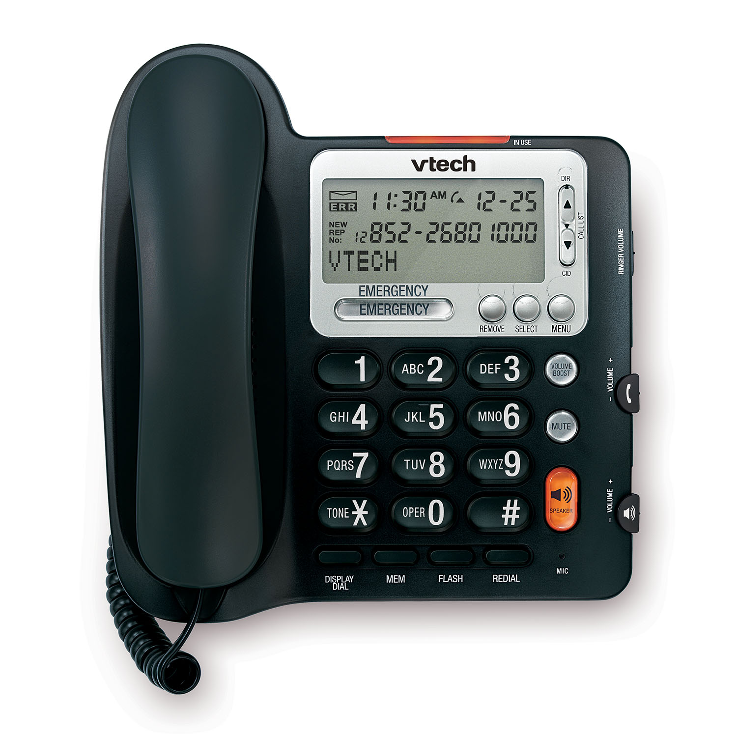 Corded Telephone with Caller ID and Speakerphone